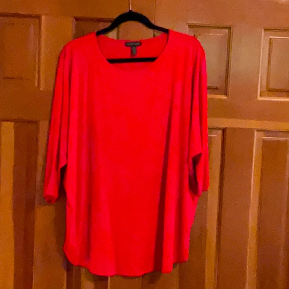 Eileen Fisher red top.  XL